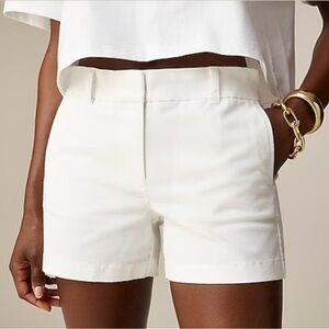 NEW WITH TAGS J CREW WHITE CHINO SHORTS